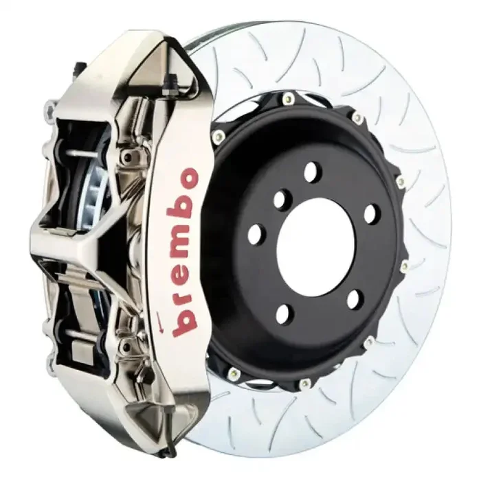 Brembo 01-04 996 Turbo (Excl PCCB) Fr GTR BBK 6Pis Billet 380×34 2pc Rotor Slotted Type3-Nickel