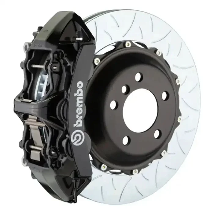 Brembo 04-10 5-Series (Excl. xDrive/M5) Fr GT BBK 6Pist Cast 380×32 2pc Rotor Slotted Type3-Black