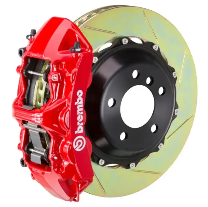 Brembo 04-10 5-Series (Excl. xDrive/M5) Front GT BBK 6 Pist Cast 380×32 2pc Rotor Slotted Type1-Red