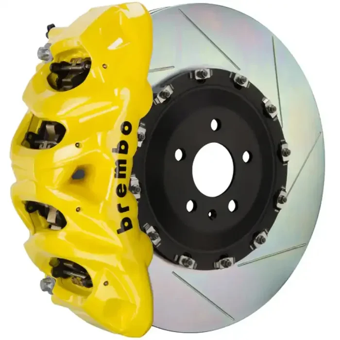 Brembo 05-11 G55 AMG Front GT BBK 8 Piston Cast 412×38 2pc Rotor Slotted Type-1- Yellow