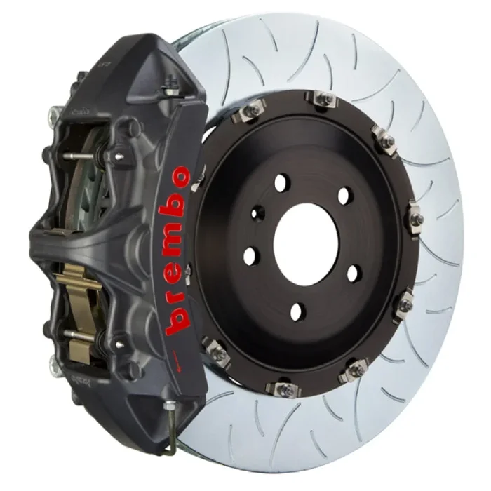 Brembo 08-13 BMW M3/11-12 1M Front GTS BBK 6 Piston Cast 380×34 2pc Rotor Slotted Type3-Black HA