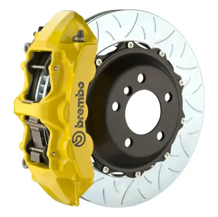 Brembo 08-13 M3/11-12 1M Front GT BBK 6 Piston Cast 380×34 2pc Rotor Slotted Type3- Yellow