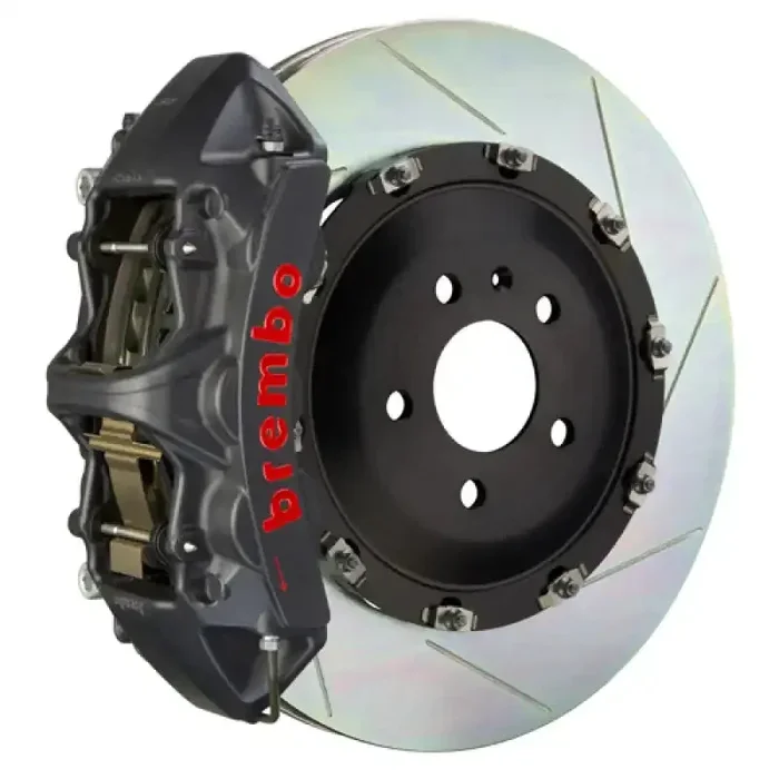 Brembo 08-17 A5 Front GTS BBK 6 Piston Cast 380×34 2pc Rotor Slotted Type1-Black HA