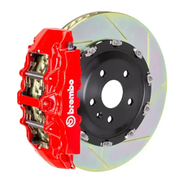 Brembo 09-15 GLK Front GT BBK 8 Piston Cast 380×34 2pc Rotor Slotted Type-1-Red