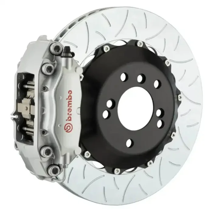 Brembo 11-12 1M Rear GT BBK 4 Piston Cast 345×28 2pc Rotor Slotted Type-3-Silver