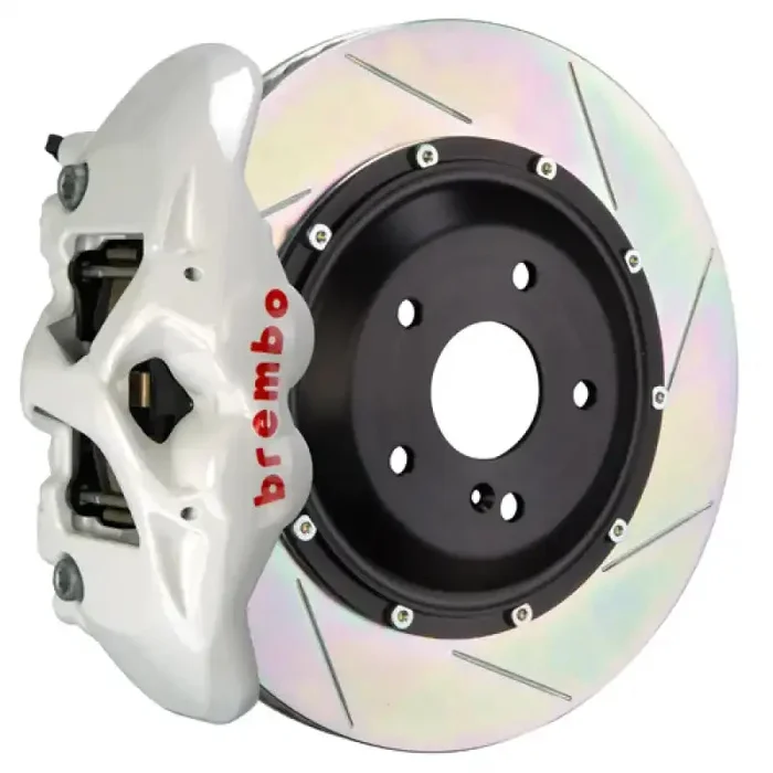 Brembo 12-16 991.1 C2 Rear GT BBK 4 Piston Cast 380×28 2pc Rotor Slotted Type1-White