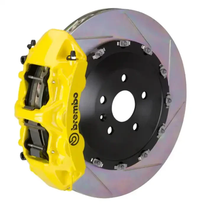 Brembo 15-18 M3 (CC Brake Equipped) Fr GT BBK 6 Pist Cast 405×34 2pc Rotor Slotted Type1-Yellow
