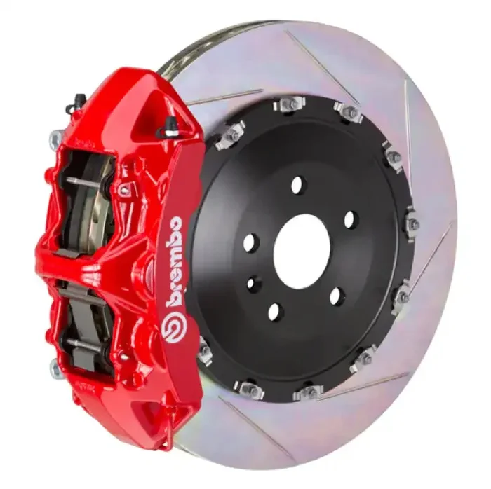 Brembo 15-18 M3 (CC Brake Equipped) Front GT BBK 6 Piston Cast 405×34 2pc Rotor Slotted Type1-Red