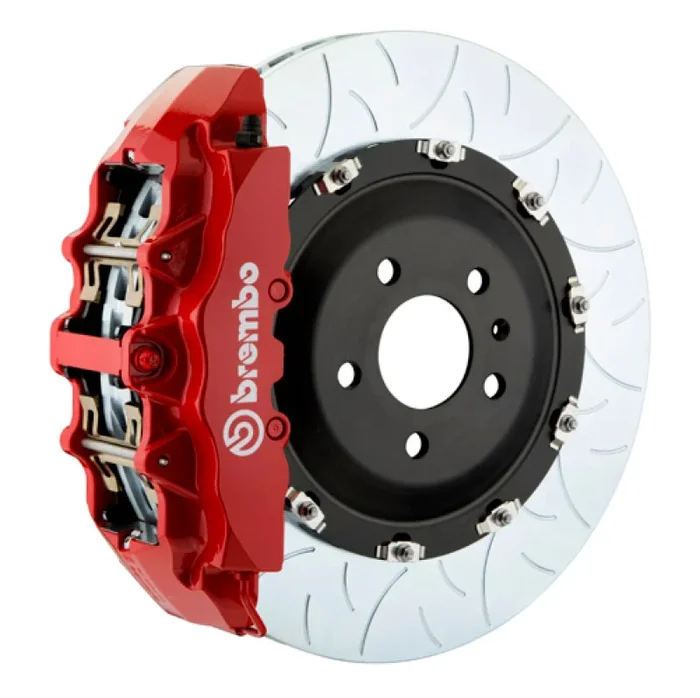 Brembo 15-20 F150 2WD/4WD (Excl Raptor)Fr GT BBK 6Pis Cast 2pc 380×34 2pc Rotor Slotted Type3-Red