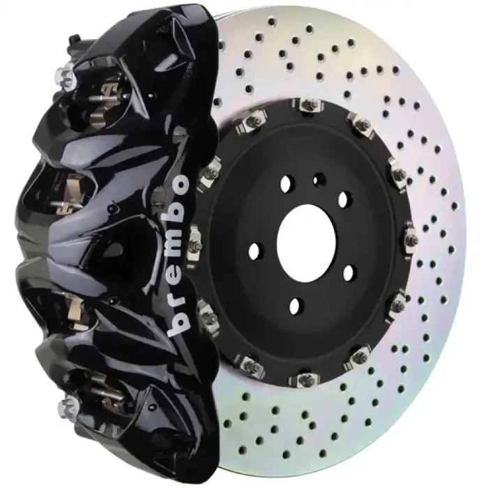 Brembo 15-20 F150 2WD/4WD (Excl Raptor)Fr GT BBK 8Pis Cast 412×38 2pc Rotor Drilled-Black