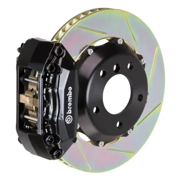 Brembo 92-98 318i/325i (Excl. xDrive) Fr GT BBK 4Pist Cast 2pc 320×28 2pc Rotor Slotted Type1-Black