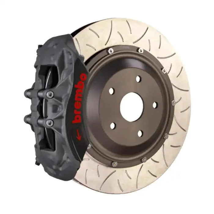 Brembo 99-05 Honda S2000 PISTA Front BBK 355x32x53a T3L 2pc Rotor Slotted – Clear HA