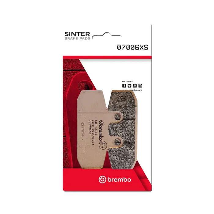 Brembo OE 99-05 Aprilia Leonardo (Grimeca cal.) 250cc Sinter Brake Pad – Front