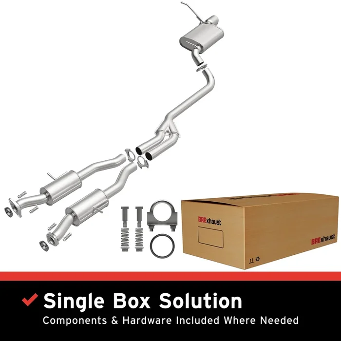 BRExhaust 2011-2022 Jeep Direct-Fit Replacement Exhaust System