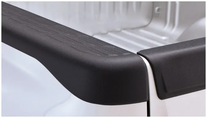 Bushwacker 07-13 GMC Sierra 1500 Fleetside Bed Rail Caps 78.7in Bed – Black