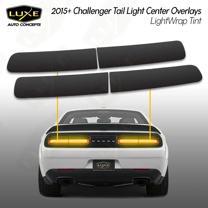 Challenger Tail Light Tint Kit – Center Overlays Kit