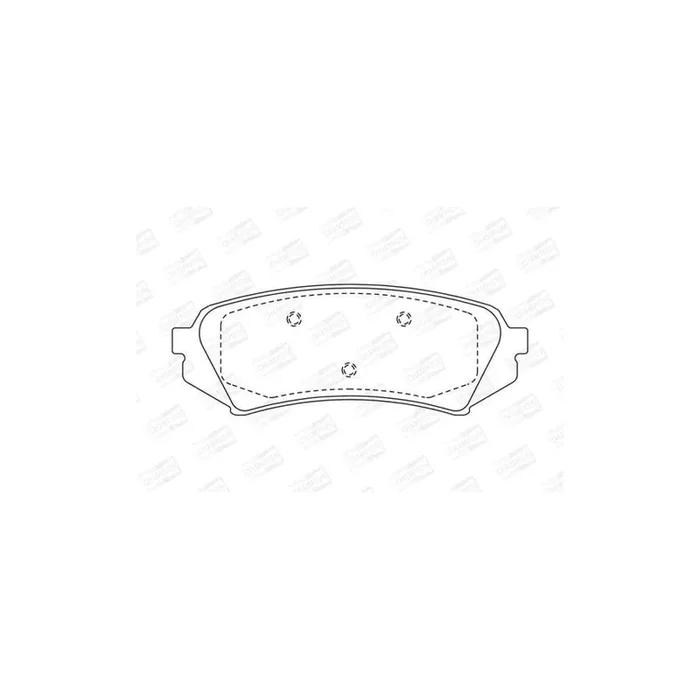 Champion 572548Ch Brake Pad Set