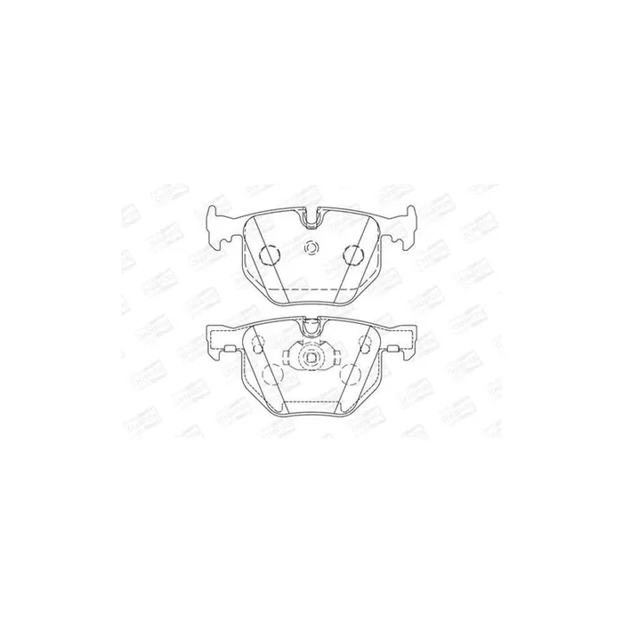Champion 573228Ch Brake Pad Set for BMW 7 (E65, E66, E67)
