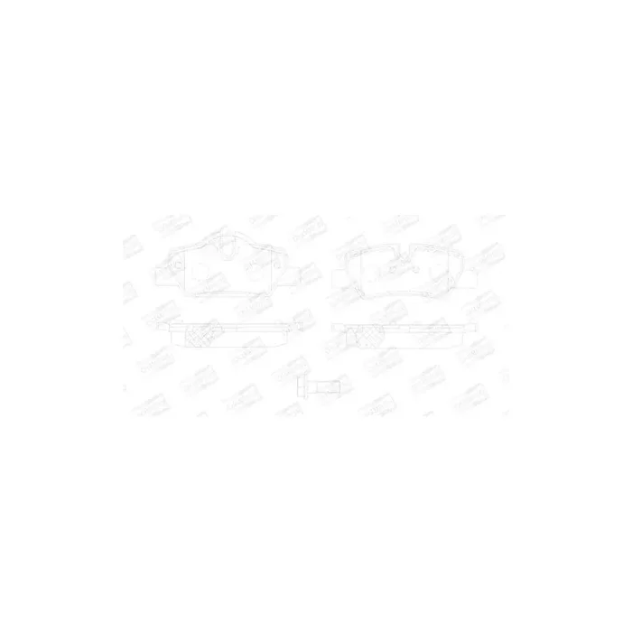 Champion 573763Ch Brake Pad Set