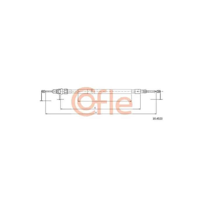 Cofle 10.4523 Hand Brake Cable