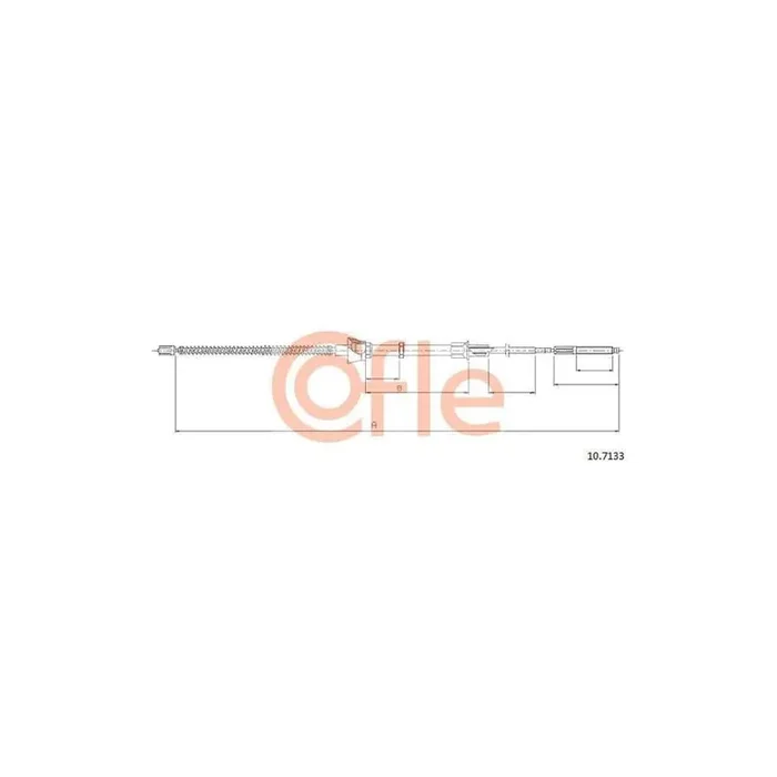 Cofle 10.7133 Hand Brake Cable
