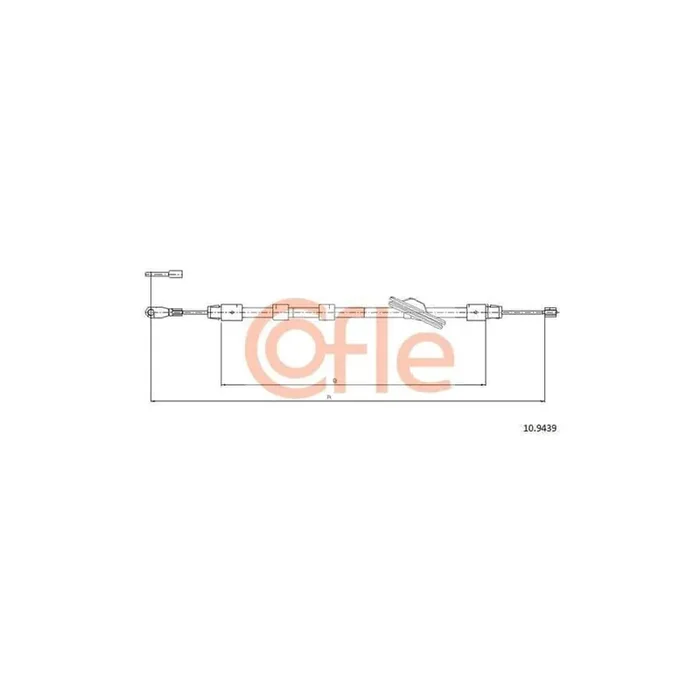 Cofle 10.9439 Hand Brake Cable