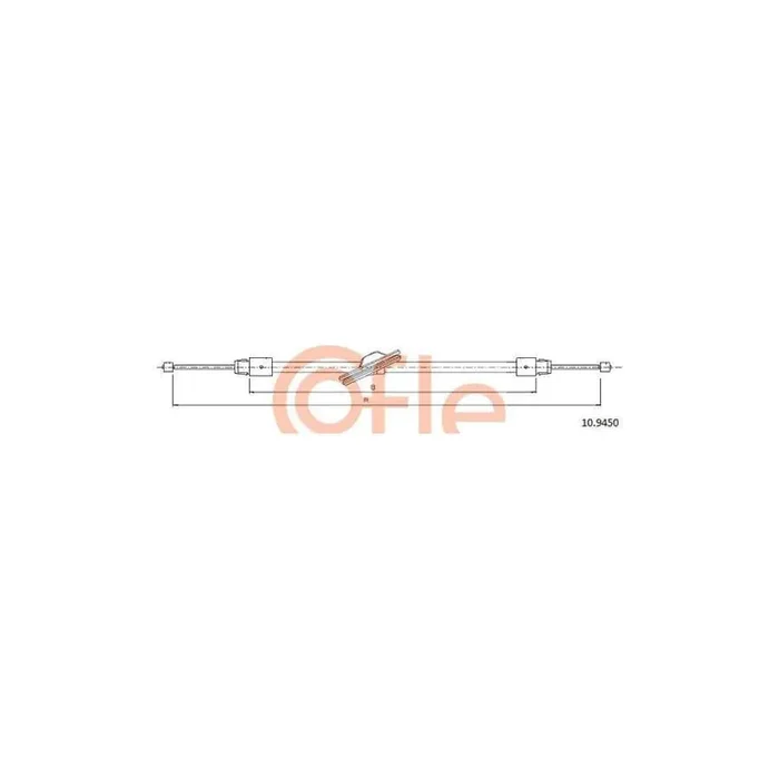 Cofle 10.9450 Hand Brake Cable
