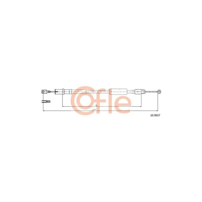 Cofle 10.9837 Hand Brake Cable
