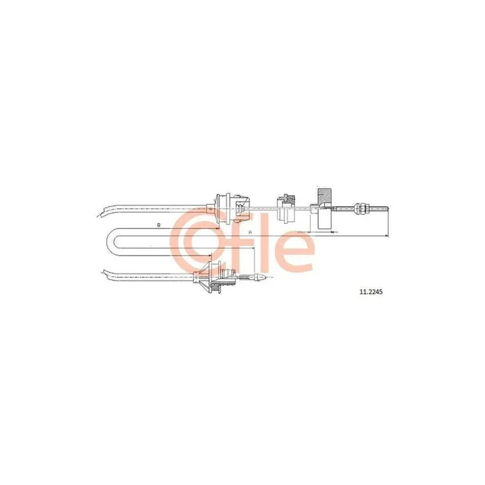 Cofle 11.2245 Clutch Cable for Citroen Xantia
