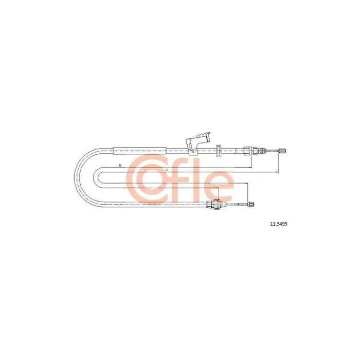 Cofle 11.5495 Hand Brake Cable