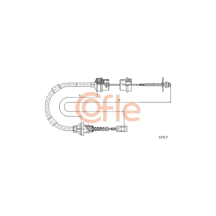 Cofle 1172.7 Clutch Cable