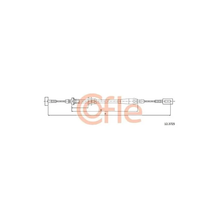 Cofle 12.3725 Hand Brake Cable for Iveco Daily