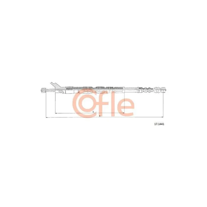 Cofle 17.1441 Hand Brake Cable for Toyota Corolla
