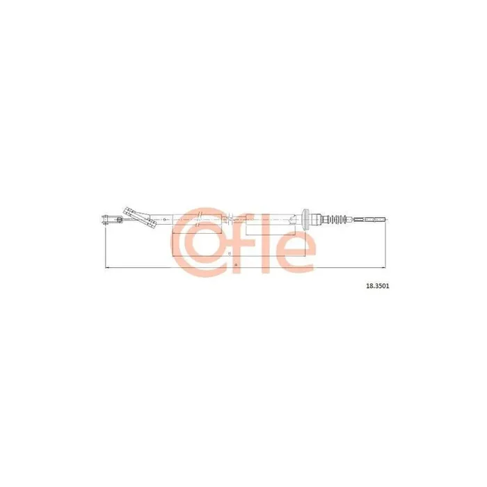 Cofle 18.3501 Clutch Cable