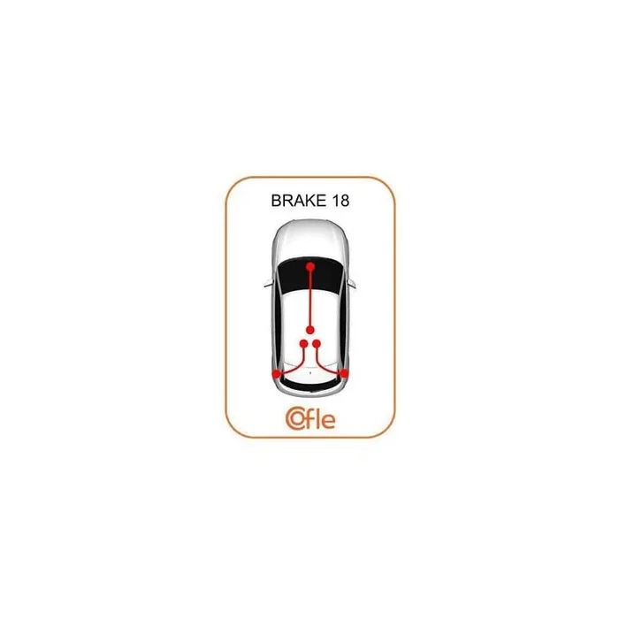 Cofle 92.1.Re012 Hand Brake Cable for Renault Master
