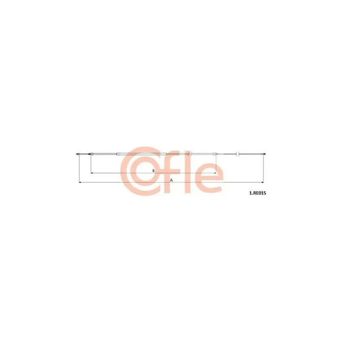 Cofle 92.1.Re015 Hand Brake Cable for Renault Fluence (L3_)