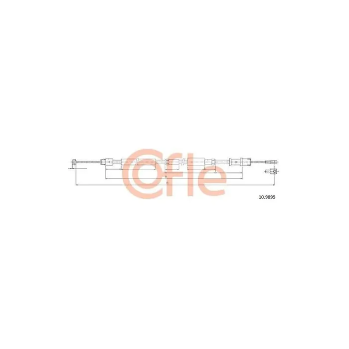 Cofle 92.10.9895 Hand Brake Cable