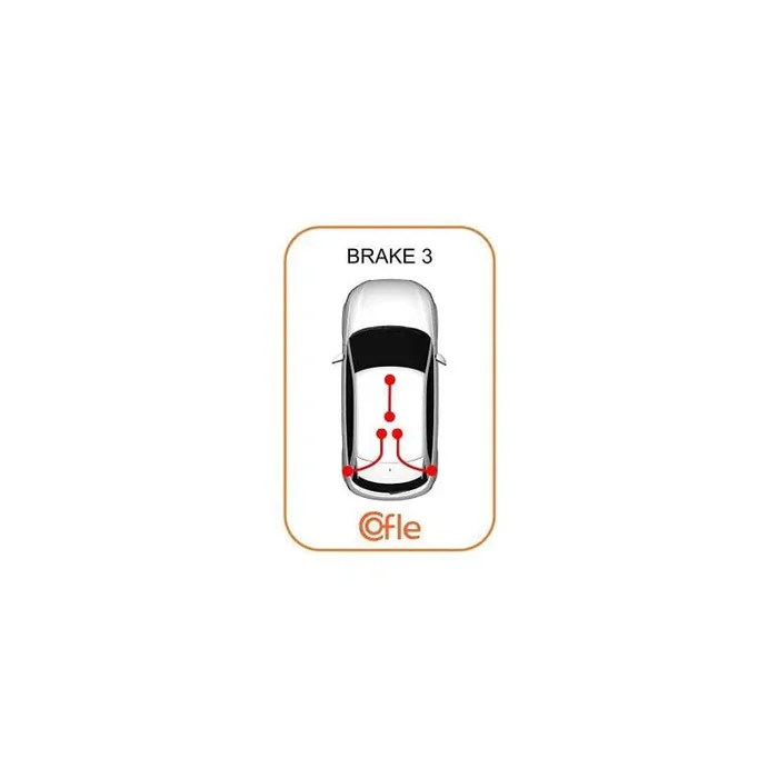 Cofle 92.17.0237 Hand Brake Cable for Nissan Primera