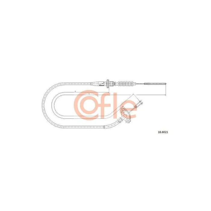 Cofle 92.18.6021 Clutch Cable