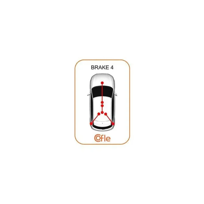 Cofle 92.20.160B002 Hand Brake Cable for Chrysler Voyager / Grand Voyager III (Gs)