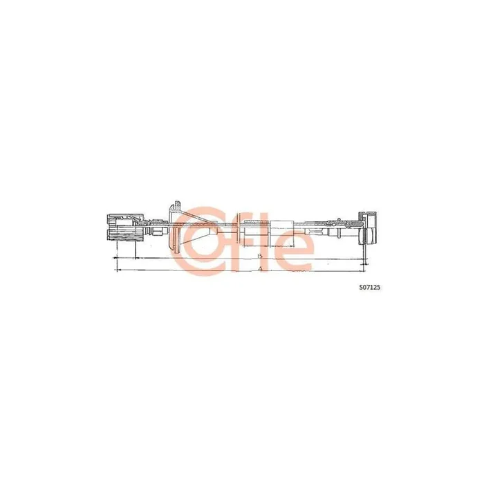 Cofle S07125 Speedometer Cable