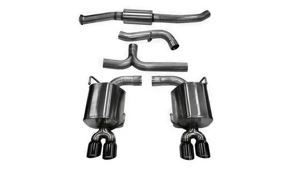 Corsa Black Pro-Series Twin 3.5 ” Dual Rear Exit | 2011-2014 Subaru Impreza WRX / STI (14863BLK)