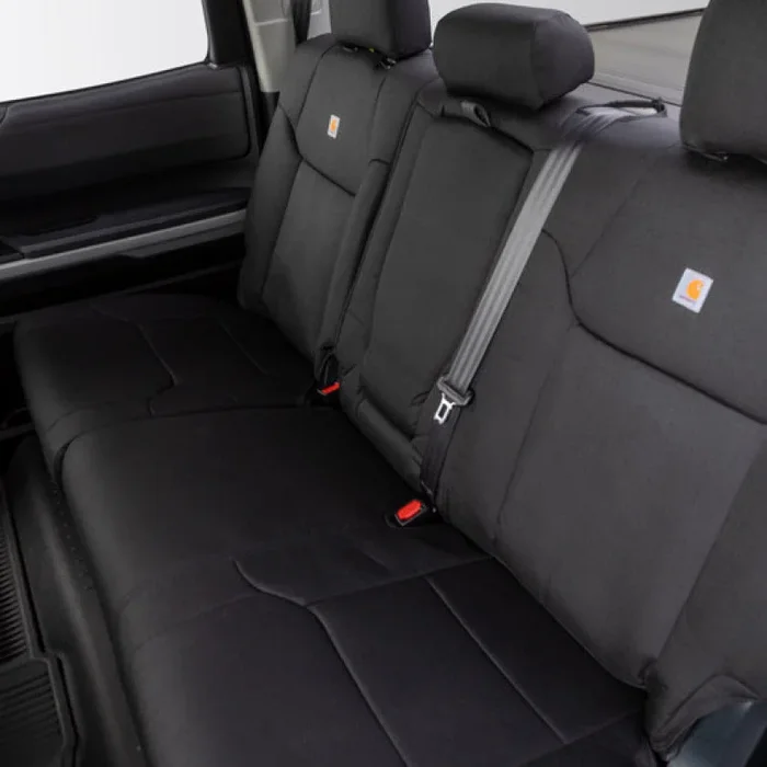 Covercraft 14-18 Chevrolet Silverado Carhartt PrecisionFit Custom Second Row Seat Covers – Blk