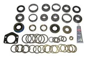 Crown Automotive Jeep Replacement Differential Master Overhaul Kit Rear w/Drum Brakes Incl. Pinion/Carrier Bearings/Shims/Oil Seals/Slingers/Nut/Axle Retainers And Ring For Use w/Dana 44 – D44TJMASKIT
