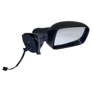 Crown Automotive Jeep Replacement Door Mirror Right Power Heated Foldaway Black – 55155839AI