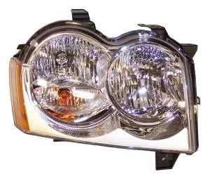 Crown Automotive Jeep Replacement Head Light Assembly Right Incl. Bulbs/Harness – 55156350AF
