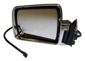 Crown Automotive Jeep Replacement Power Door Mirror Left Driver Side Chrome Electric – 55034127
