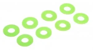 Daystar KU71074FG D-RING / Shackle Washers Set Of 8 Fl. Green Daystar- DOMAIN