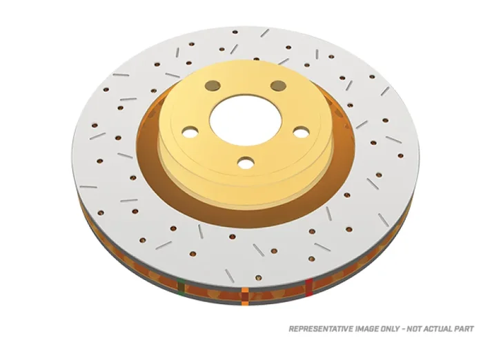DBA 03-05 Mazda 6 Front 4000 Series Drilled & Slotted Rotor