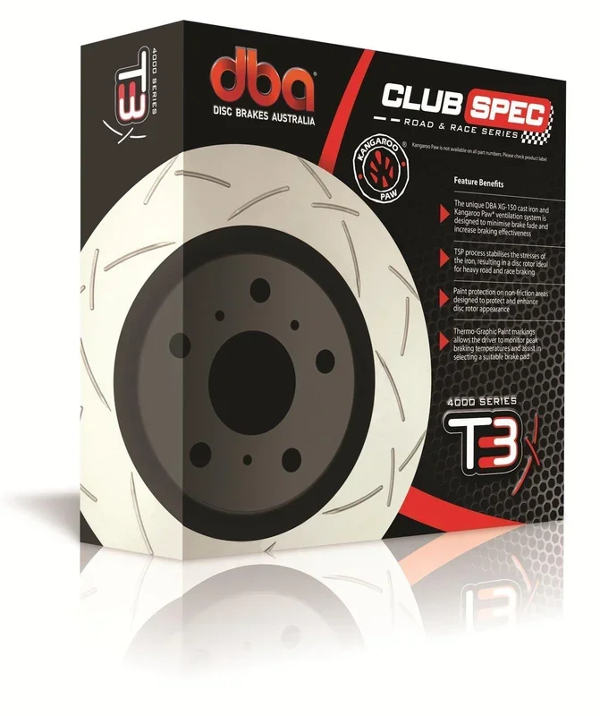 DBA Club Spec 4000 T3 Single Front Brake Rotor | Multiple Fitments (4600S)